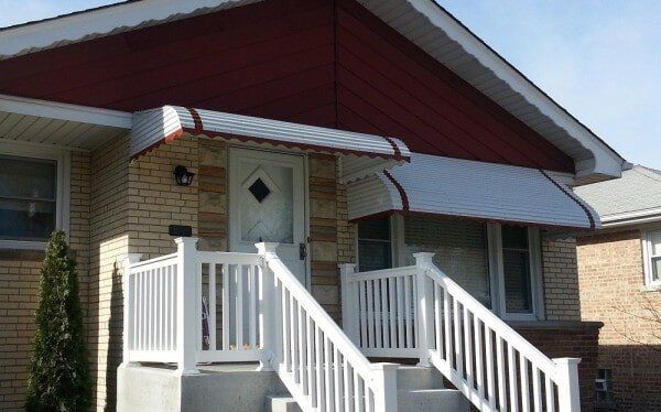 White Aluminum Awnings - Awning in Evergreen Park, IL