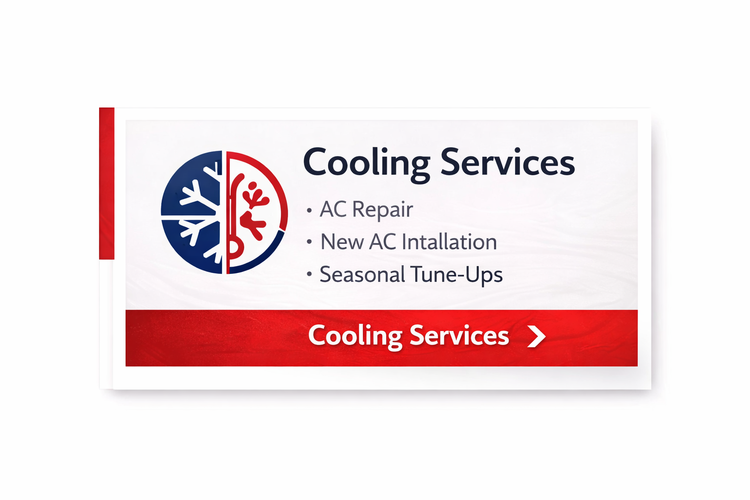 A rectangular button titled 