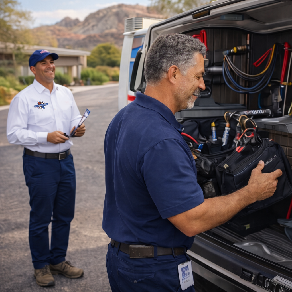 Arriving at Customer's Home
