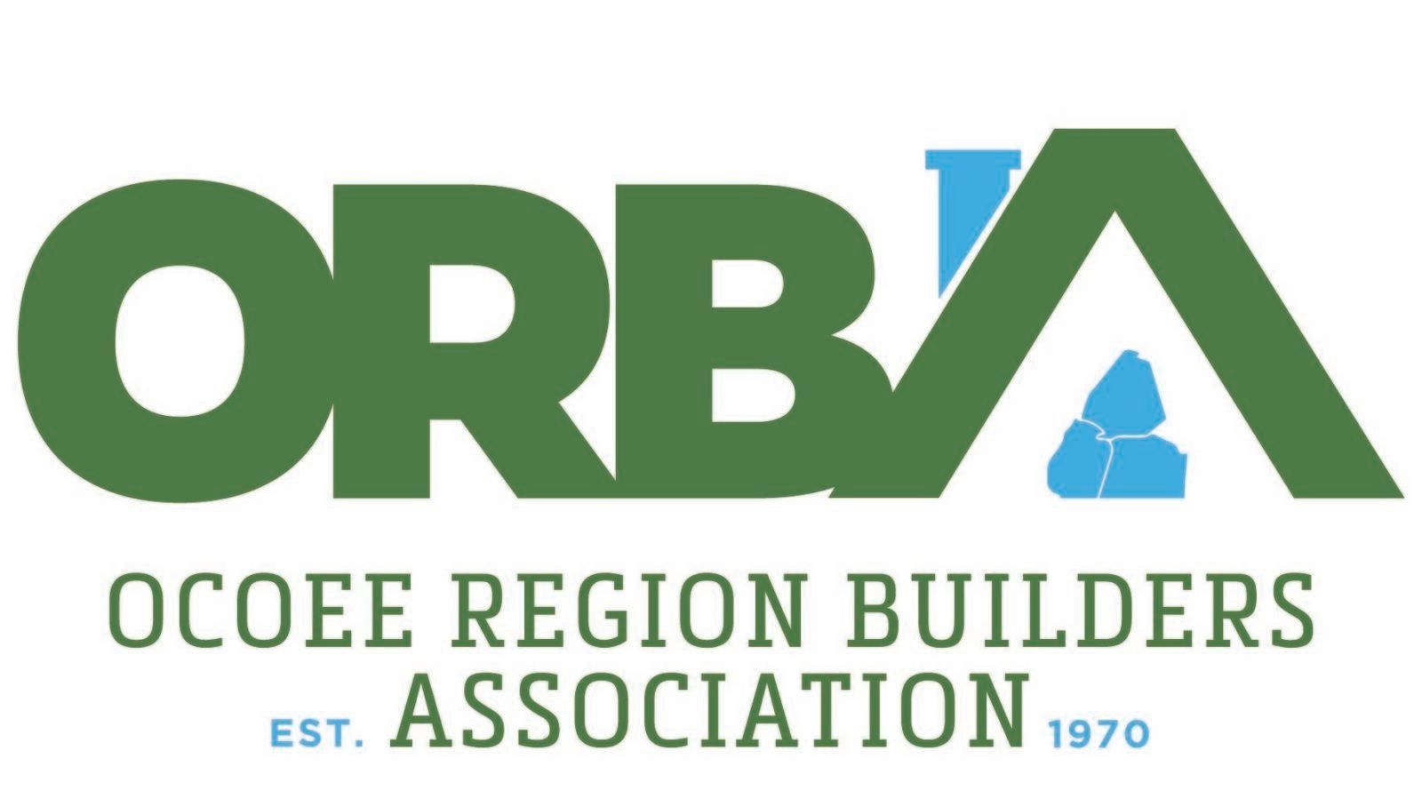 The logo for the ocoee region builders association
