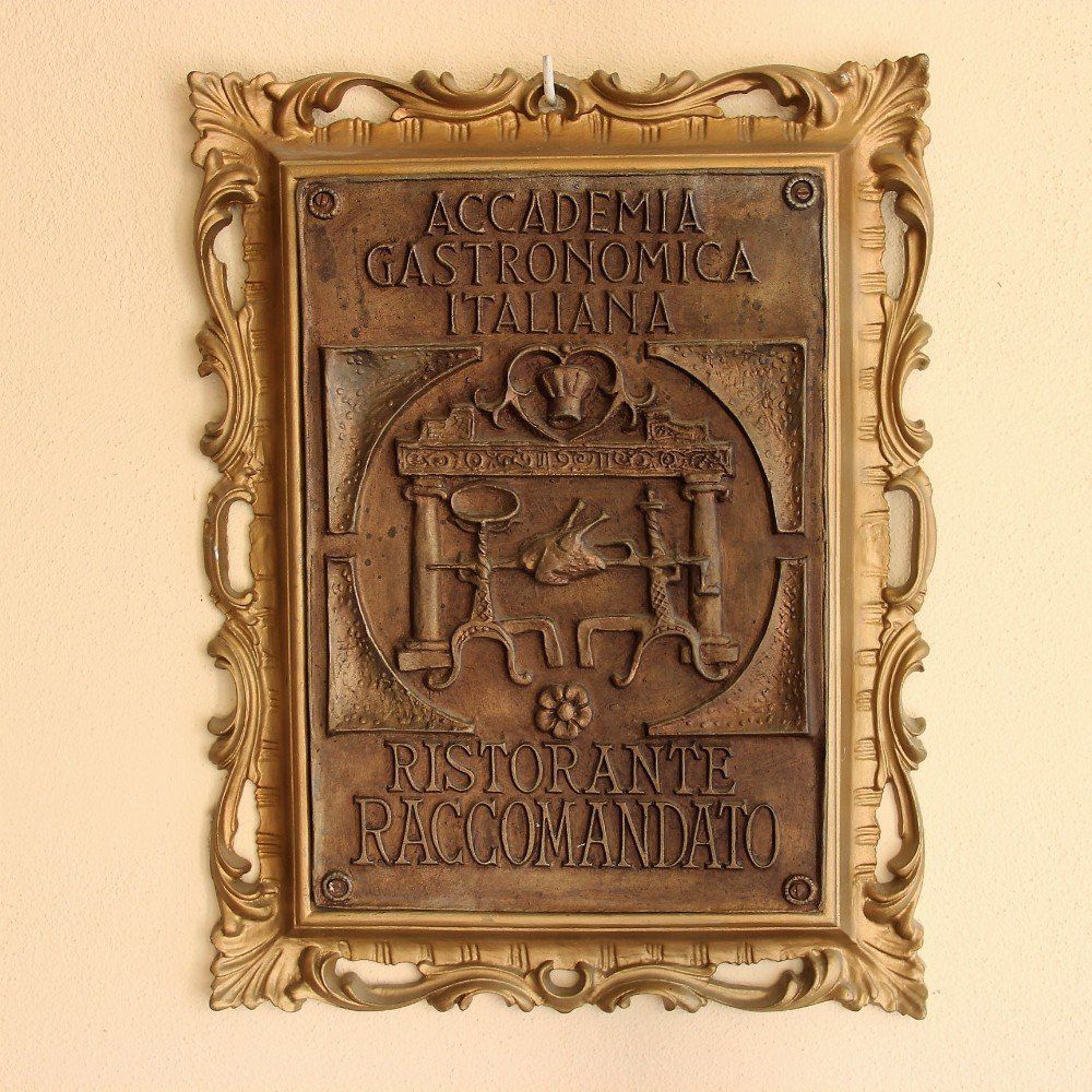 Targa: ristorante raccomandato dall'Accademia Gastronomica Italiana