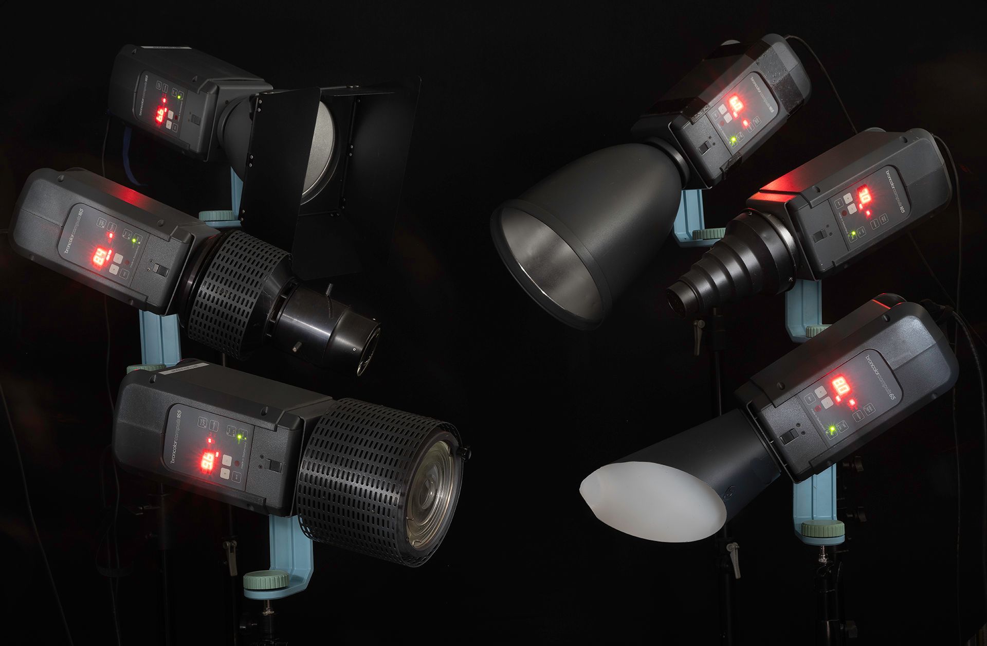 broncolor lampen met lightpainting