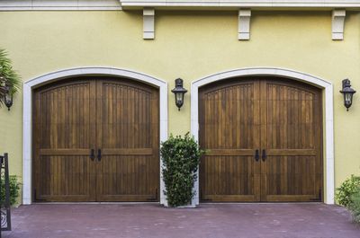 Dark Wood Garage Door - Windermere, FL - Garage Home Pros