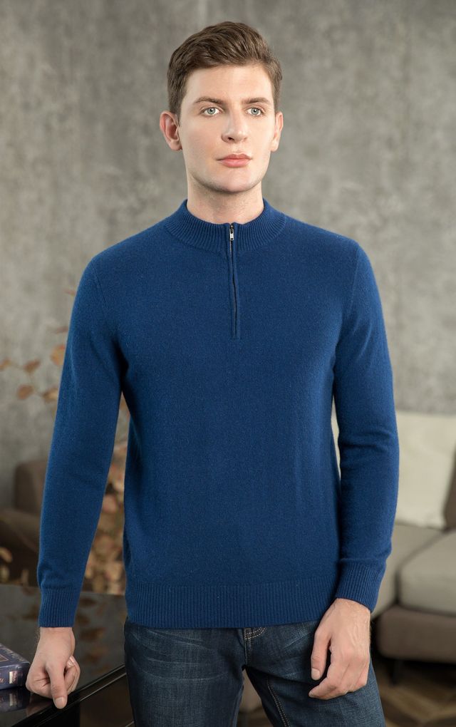 Classico Half Zip Cashmere Sweater