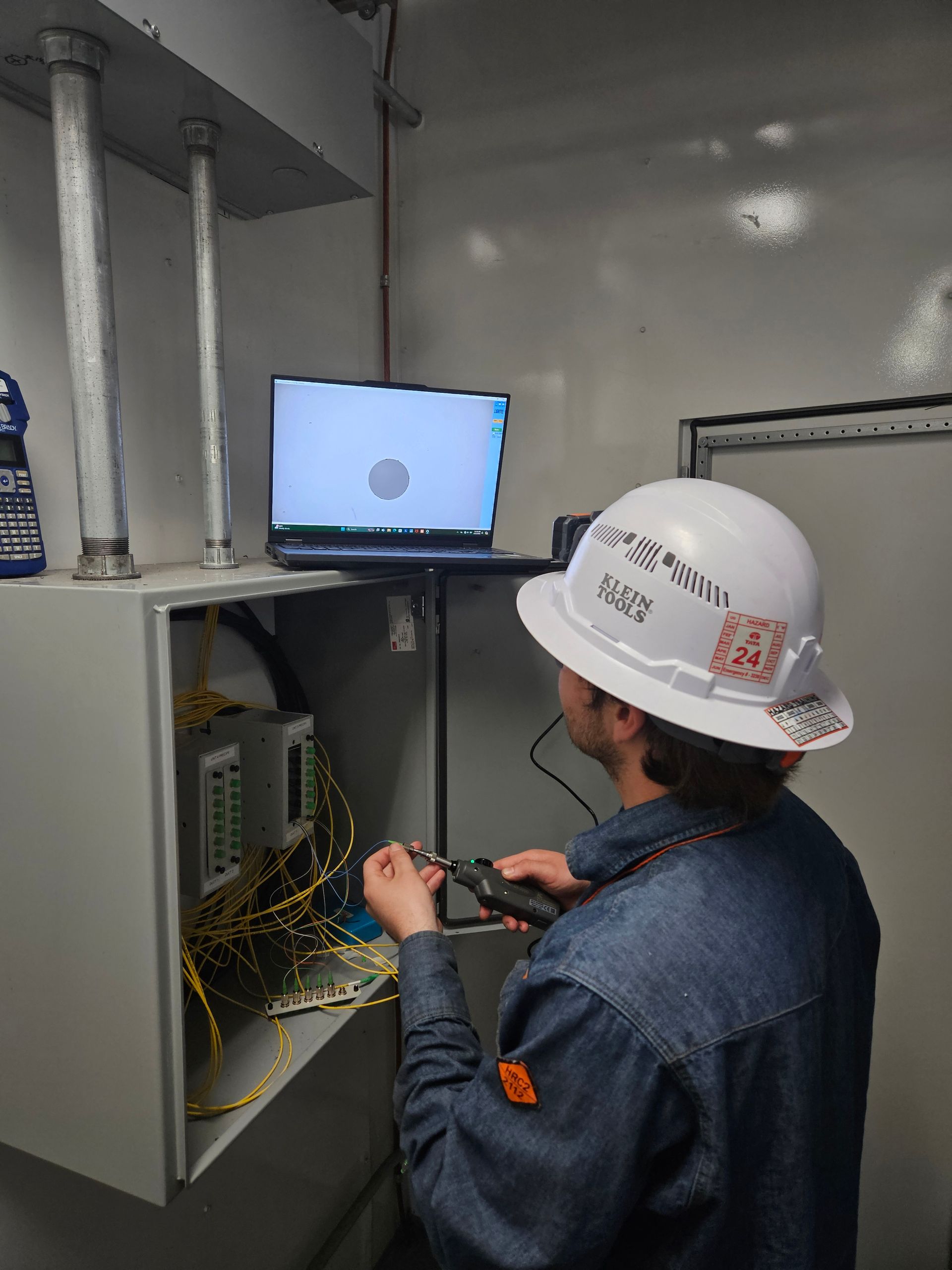 At Edwards Electric, we stay ahead of the curve with state-of-the-art fusion splicing equipment, allowing us to quickly troubleshoot and resolve connection issues on-site. But that’s not all—we’re also experts in security systems, badge readers, and all aspects of Ethernet and communications. Whatever the challenge, we deliver reliable solutions to keep your operations running seamlessly.