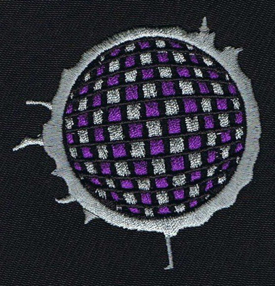 ball design embroidery