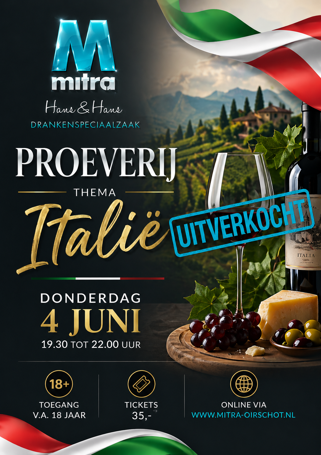 Italië Proeverij Mitra Oirschot