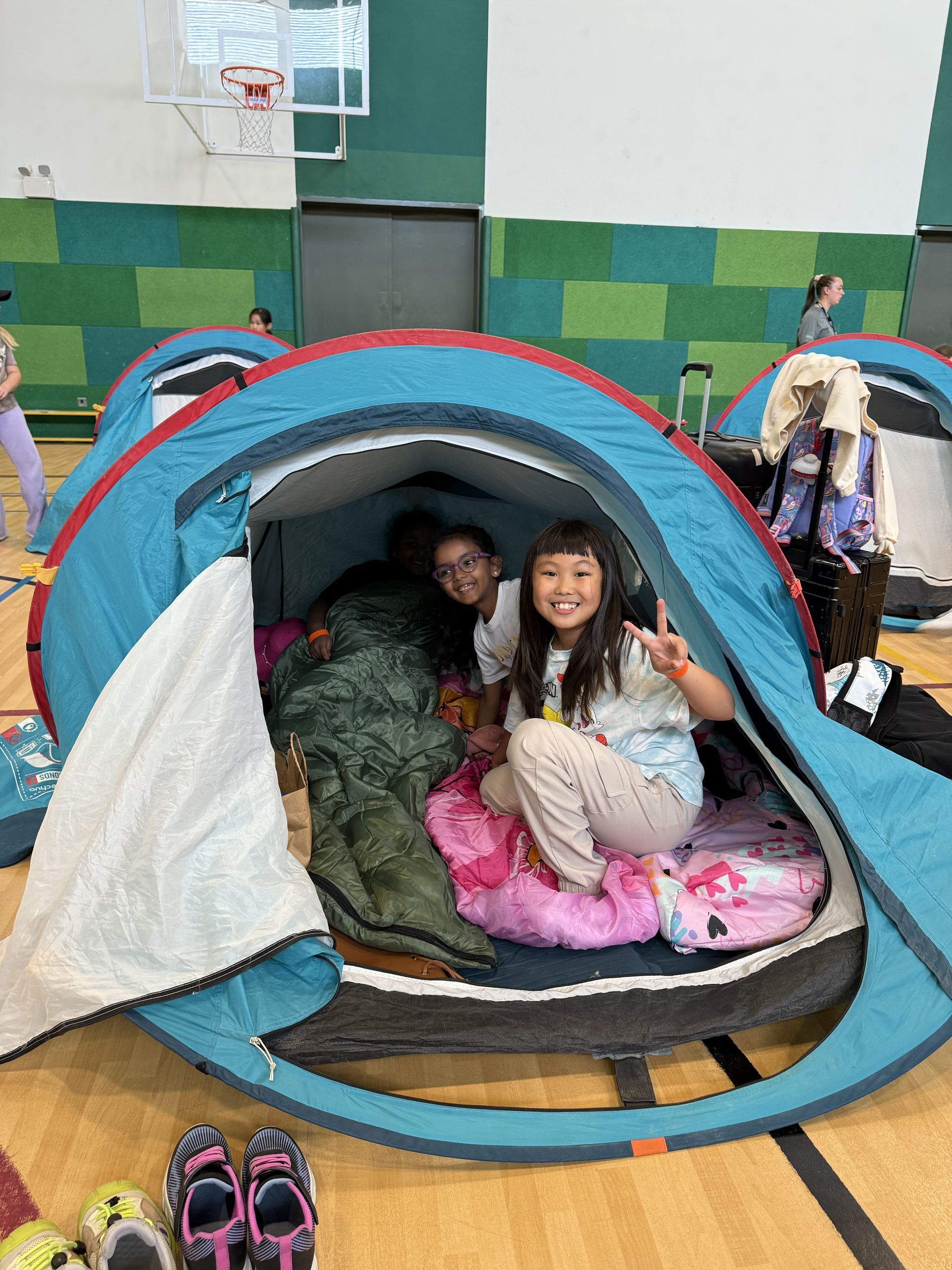 In-School camping experience at Hartland School with Arabian Wanderers.