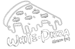 White Pizza logo