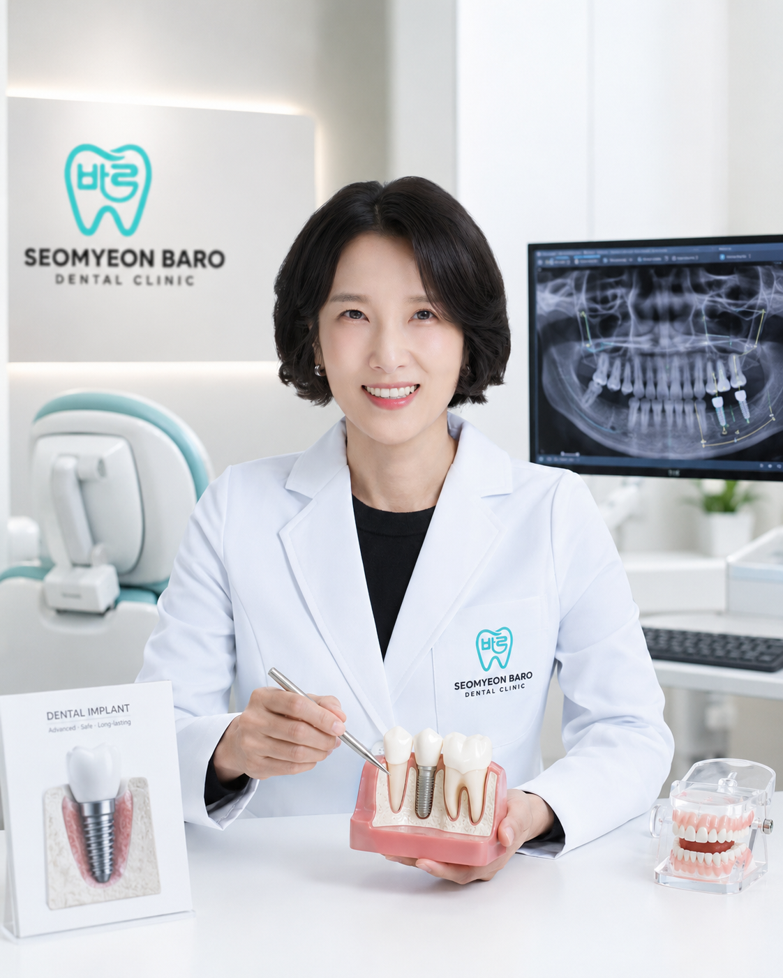 Dental implant treatment at Baro Dental Clinic, Busan Seomyeon