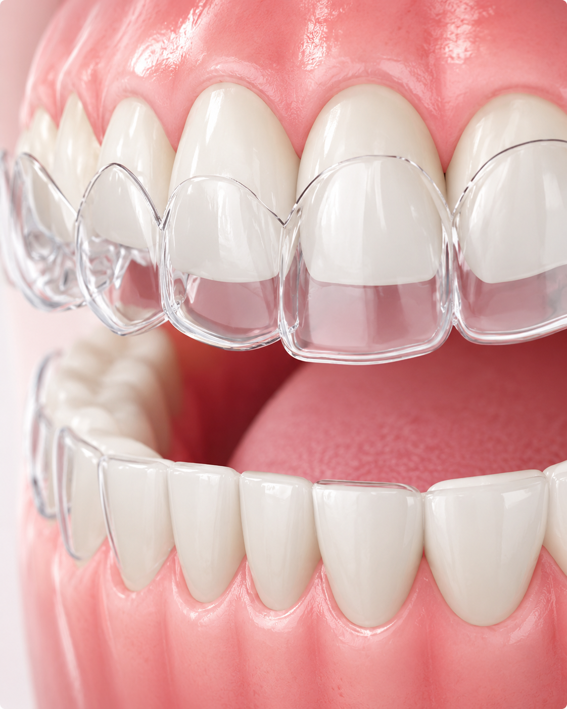 Cerafin clear aligner tray at Baro Dental Clinic, Busan Seomyeon
