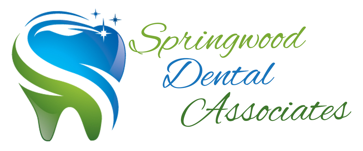 A logo for springwood dental associates with a tooth