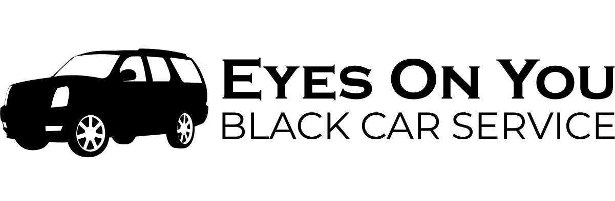 Eyes On You Black Car Service Logo