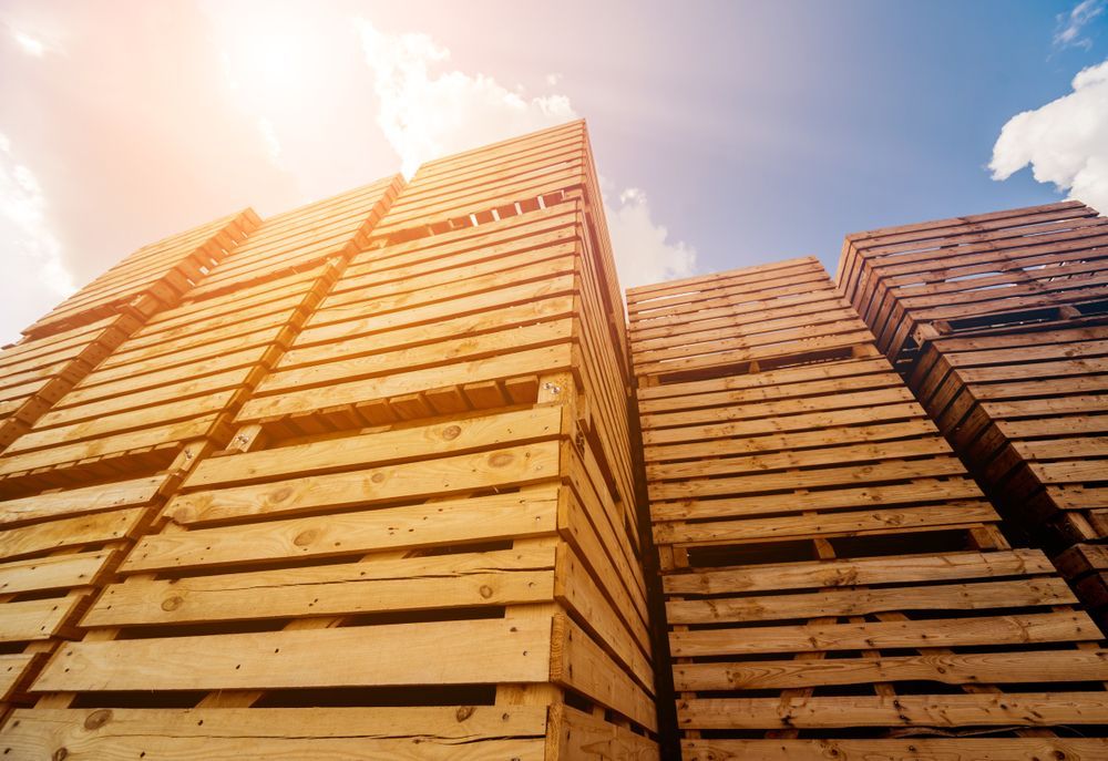 Stacked Shipping Crates — East Coast Containers Shipping Containers and Transport in Chevallum, QLD