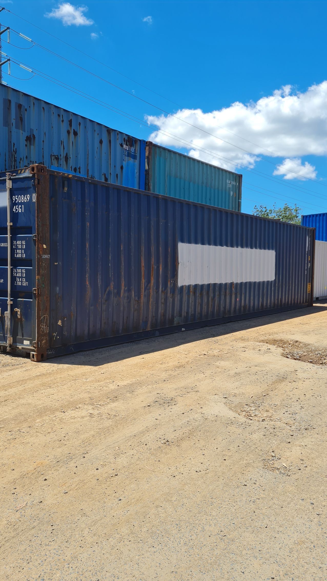 40ft B-Grade High-Cube Shipping Container
