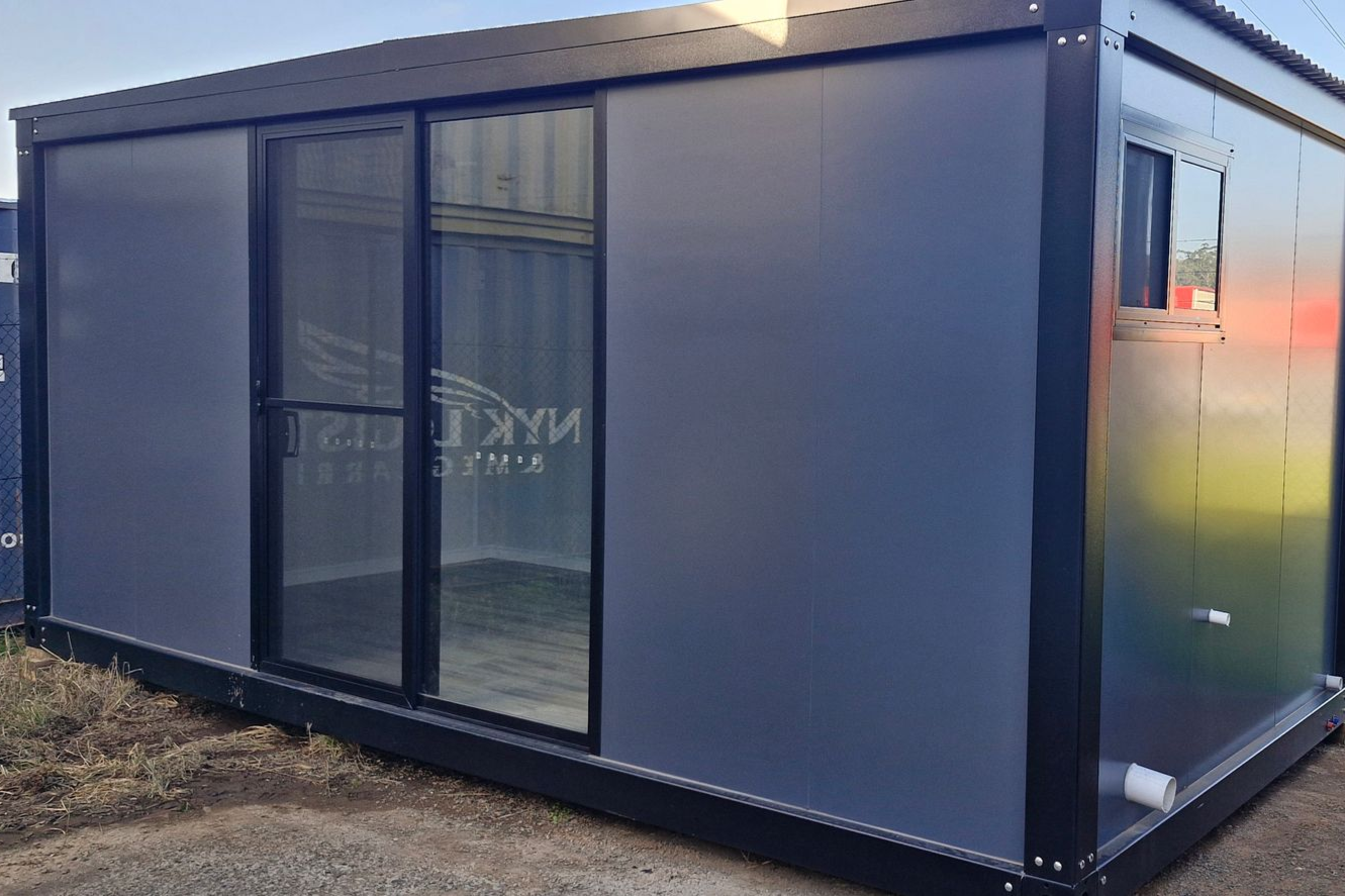 A Gray Container Building — East Coast Containers Shipping Containers and Transport in Chevallum, QLD