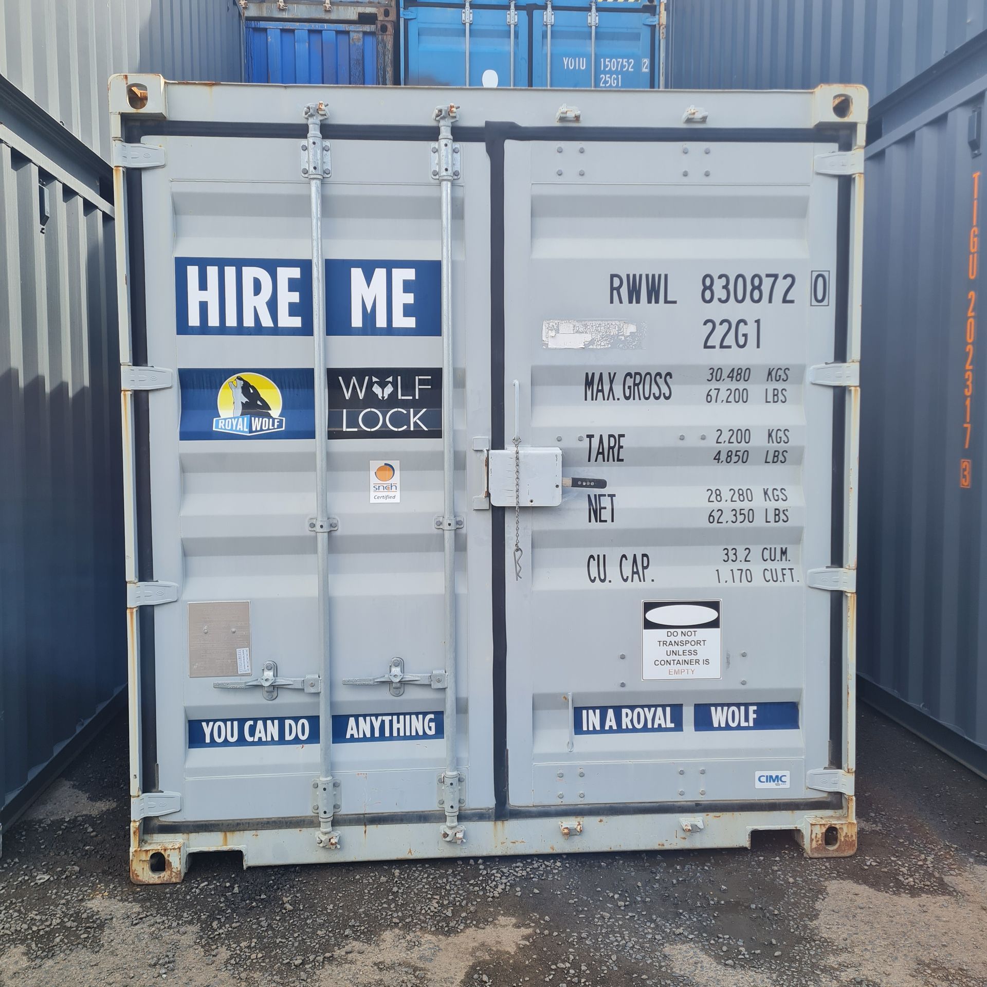 Gray Shipping Container — East Coast Containers Shipping Containers and Transport in Chevallum, QLD