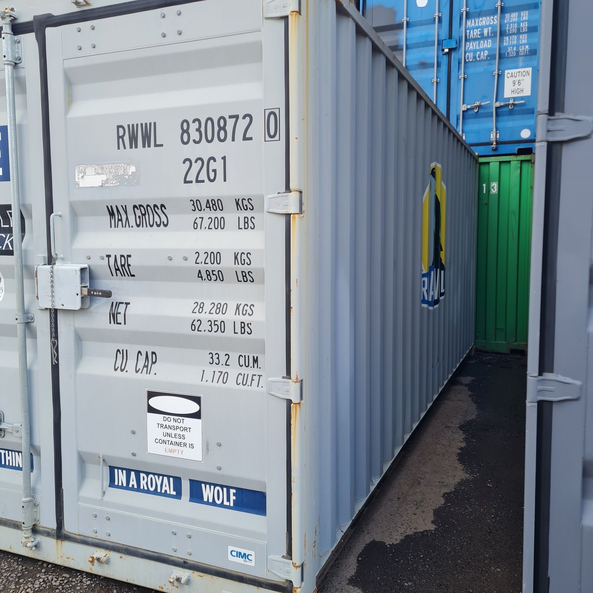 Gray Shipping Container — East Coast Containers Shipping Containers and Transport in Chevallum, QLD