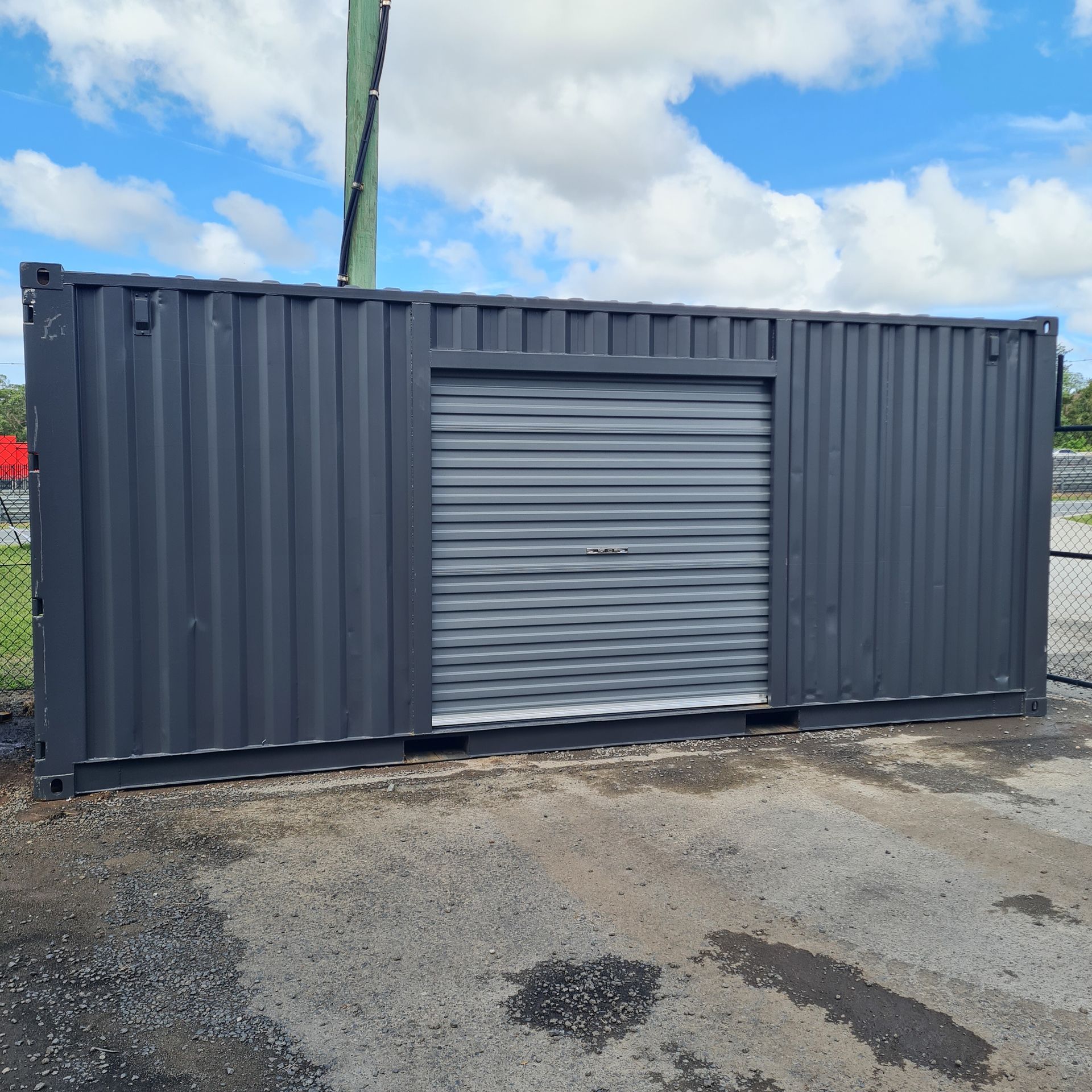Gray Shipping Container — East Coast Containers Shipping Containers and Transport in Chevallum, QLD