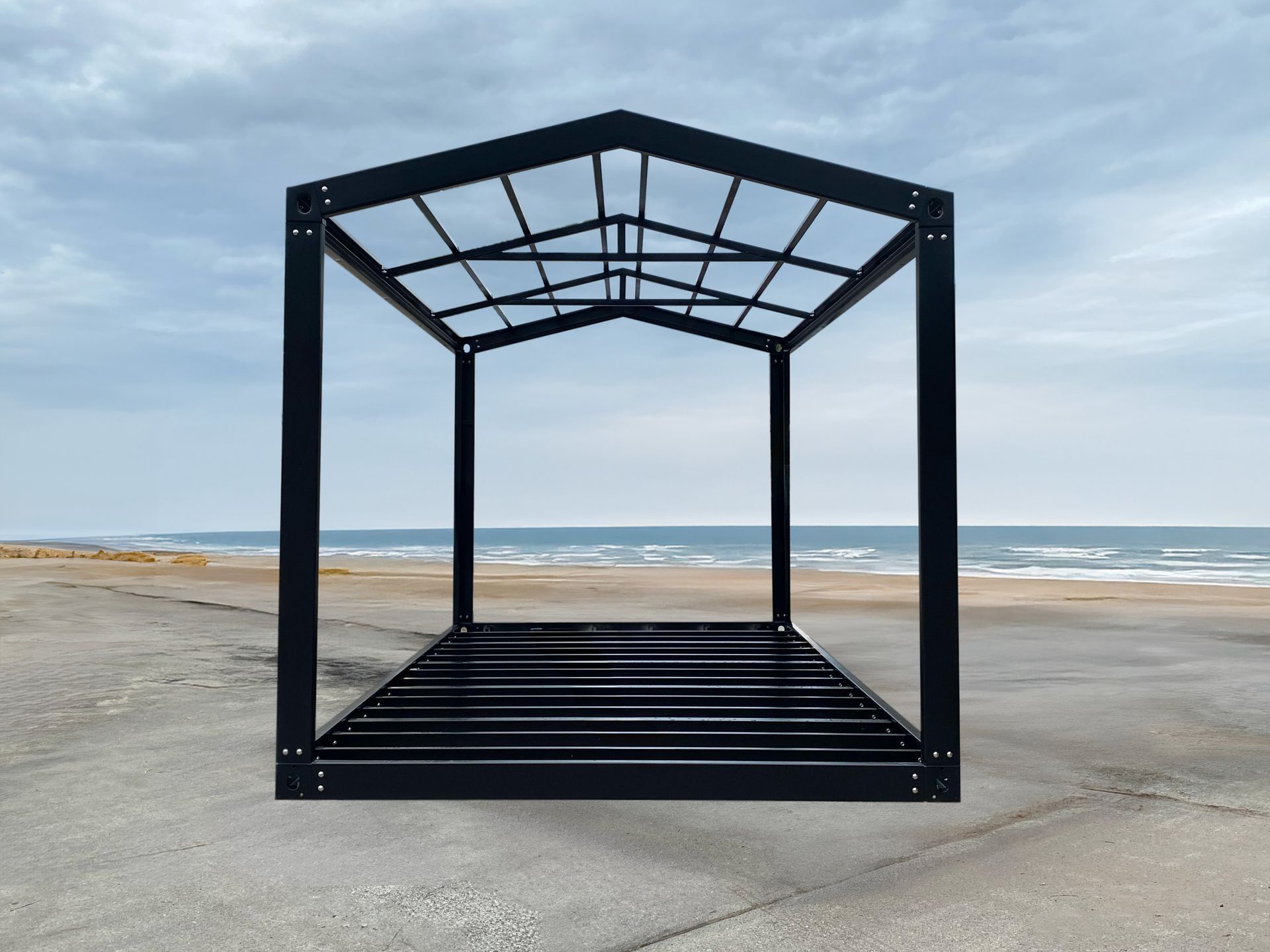 Black Metal Pavilion — East Coast Containers Shipping Containers and Transport in Chevallum, QLD