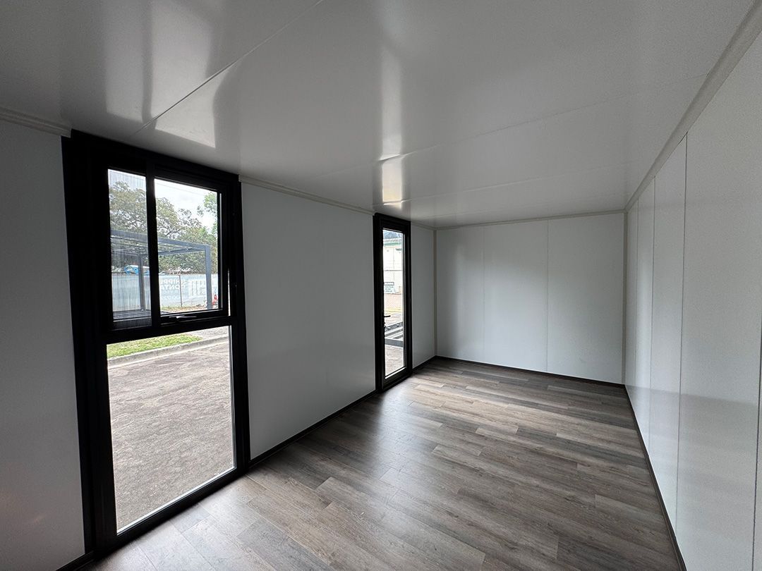 Dark Gray Modular Building — East Coast Containers Shipping Containers and Transport in Chevallum, QLD