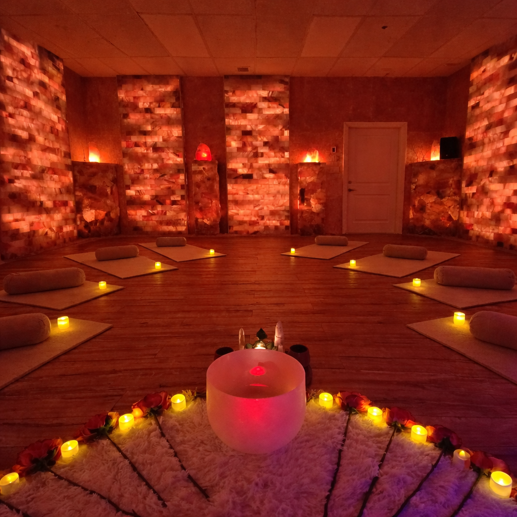 Halotherapy & kundalini activation session in salt cave