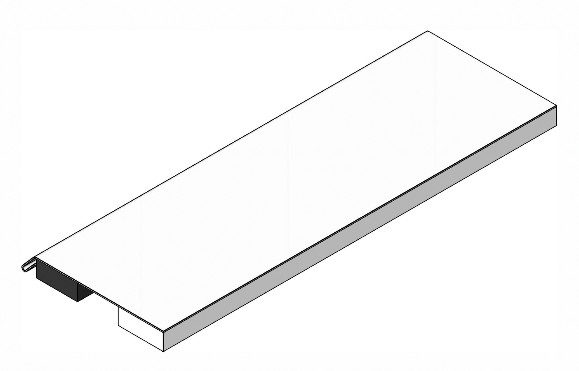 WickRight Capstone Vented Drip Edge Revit Files