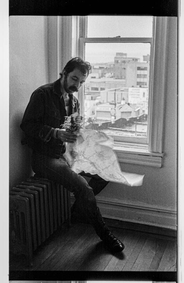 Philip J. Parisi self-portrait, circa 1984, Bay Ridge, New York
