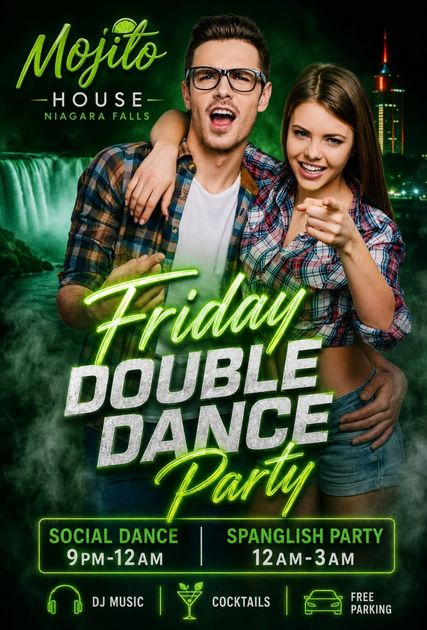 Salsa Bachata Dance Party, Niagara Falls, Mojito House