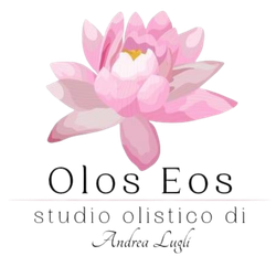 A logo for olo eos studio olistico di andrea lugli