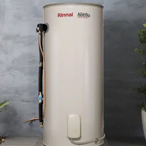 Residential Hot Water Tank on Top of the Concrete Blocks — Commercial Hot Water Service in Port Macquarie, NSW