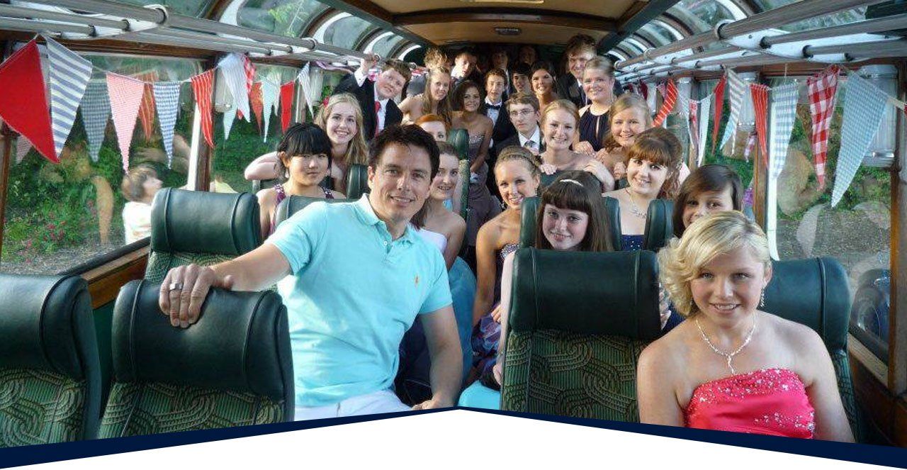 Prom bus hire Chepstow Classic Buses