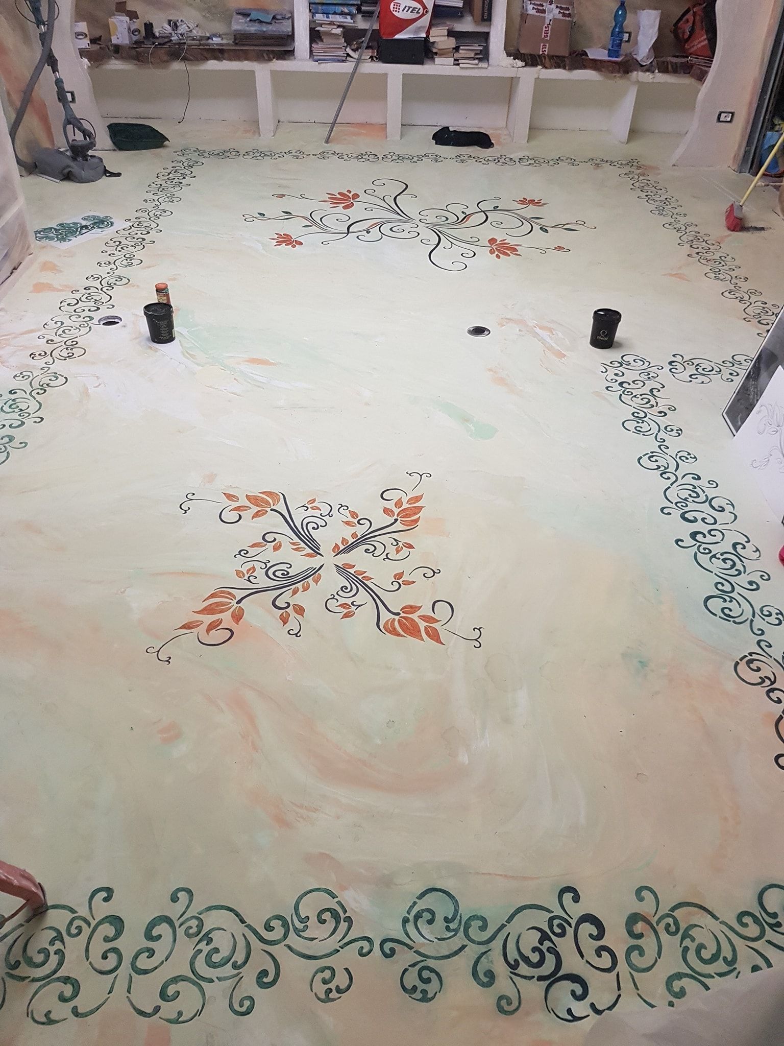 decorazione pavimento