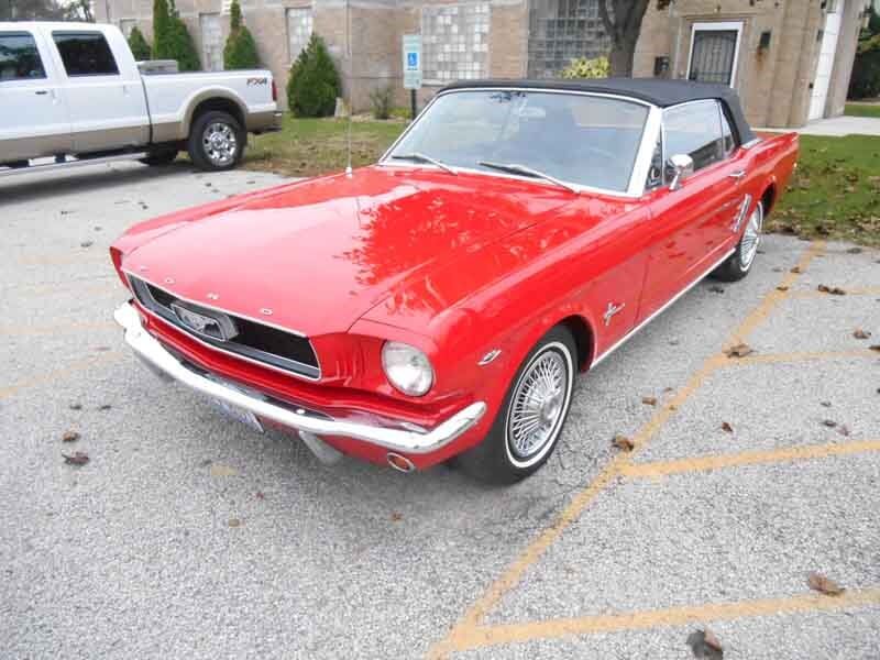 Front Side of Red Car — Collision Repair in Peoria, IL