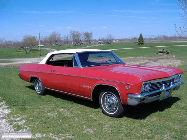 Red Car With White Roof — Collision Repair in Peoria, IL