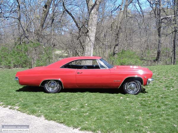 Red Car Right Side — Collision Repair in Peoria, IL