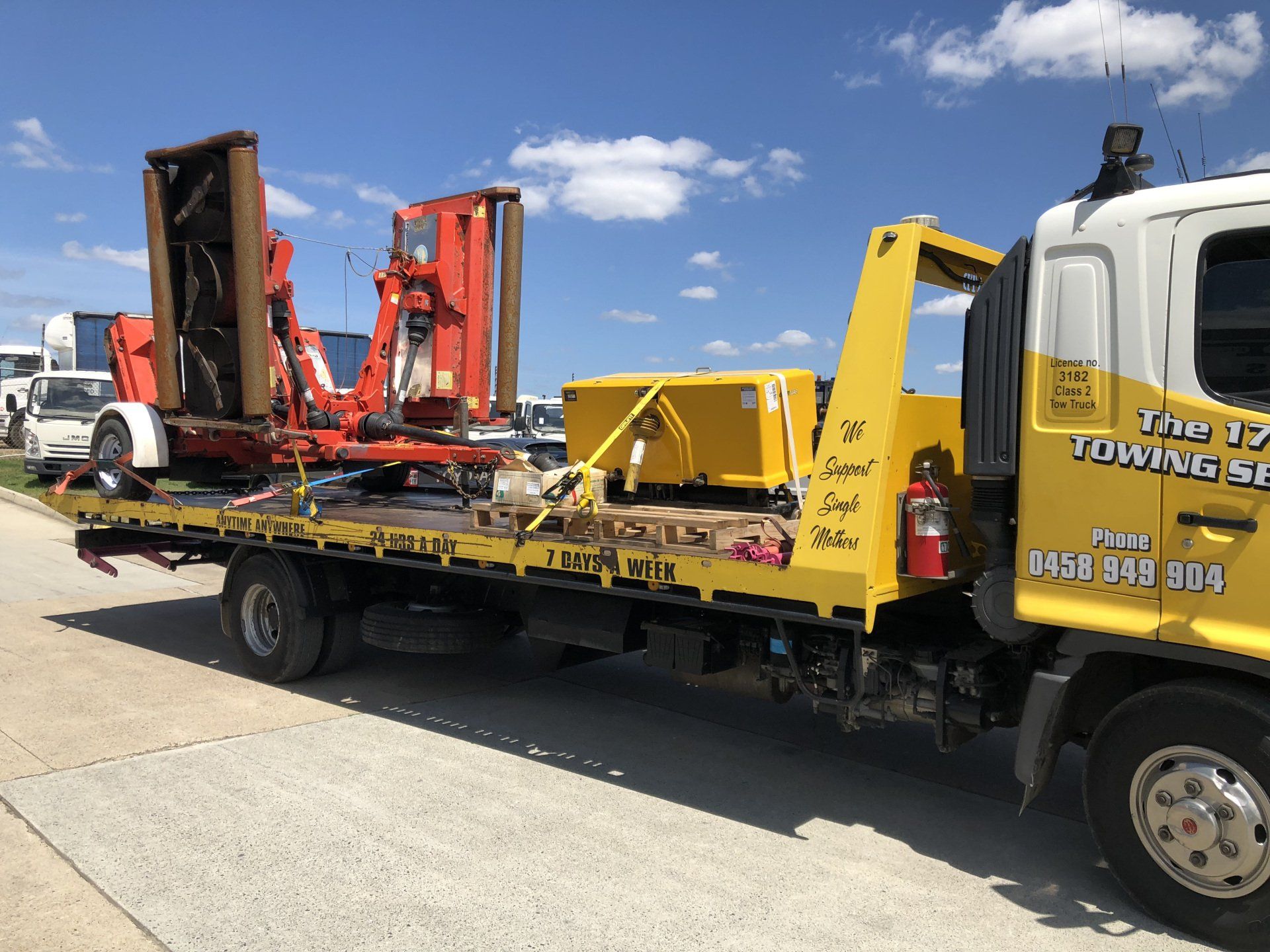 Lifting Equipment Transport - Agnes Water - The 1770 Towing Service