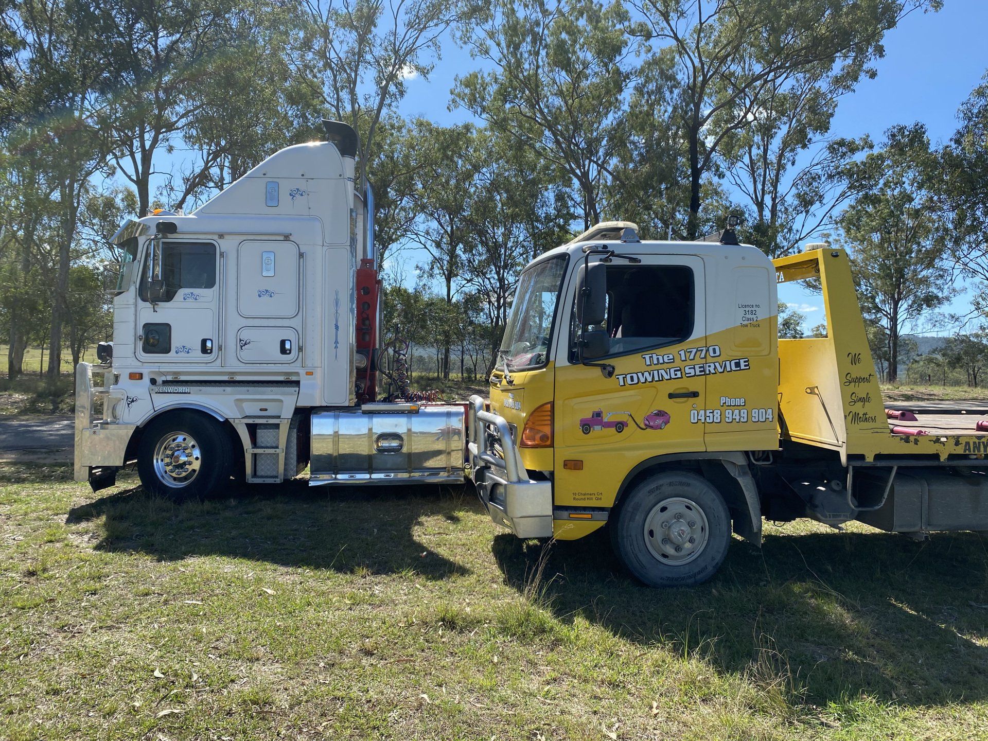 Two Towing Trucks - Agnes Water - The 1770 Towing Service