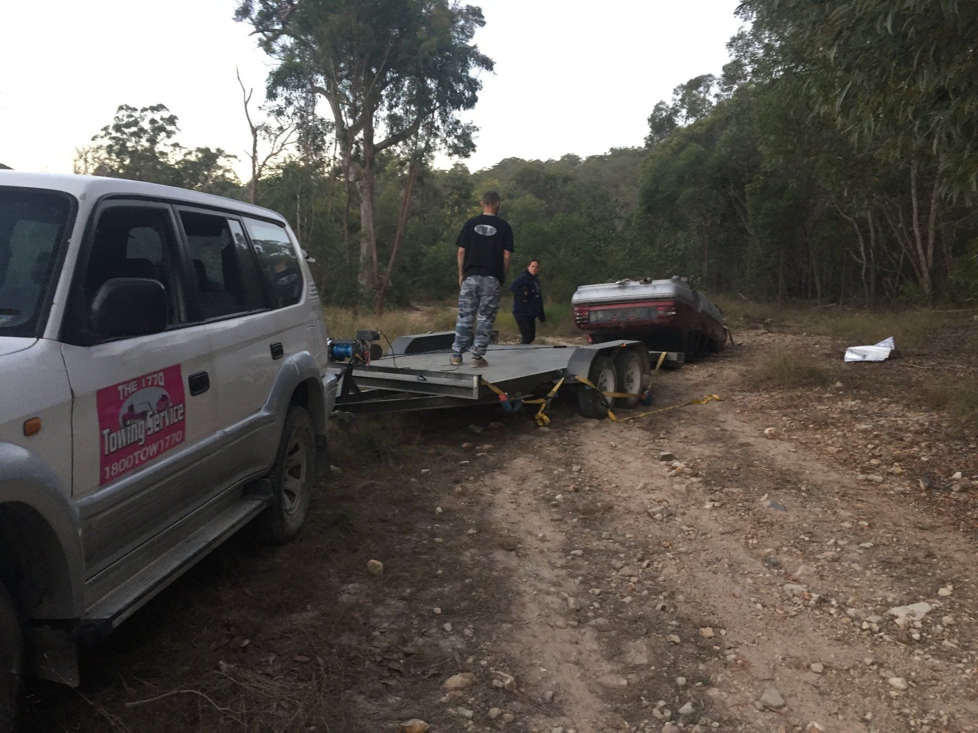 Towing a Emergency Boat - Agnes Water - The 1770 Towing Service