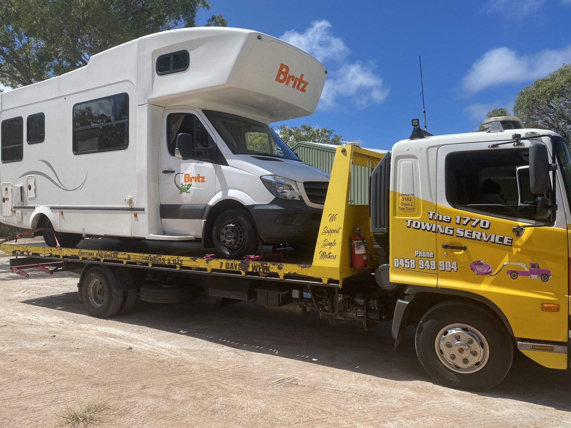 Towing Van on of Any Size - Agnes Water - The 1770 Towing Service