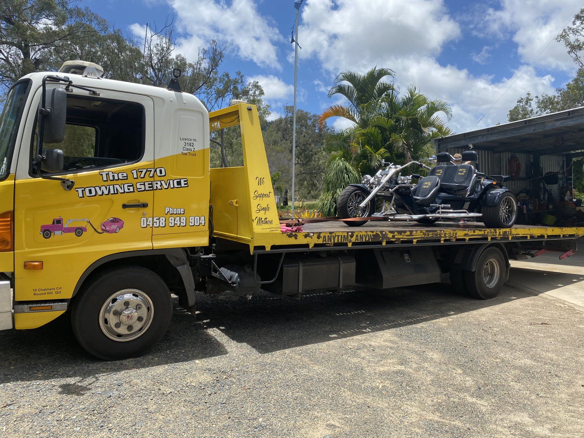 Three Wheel Bike Towing - Agnes Water - The 1770 Towing Service