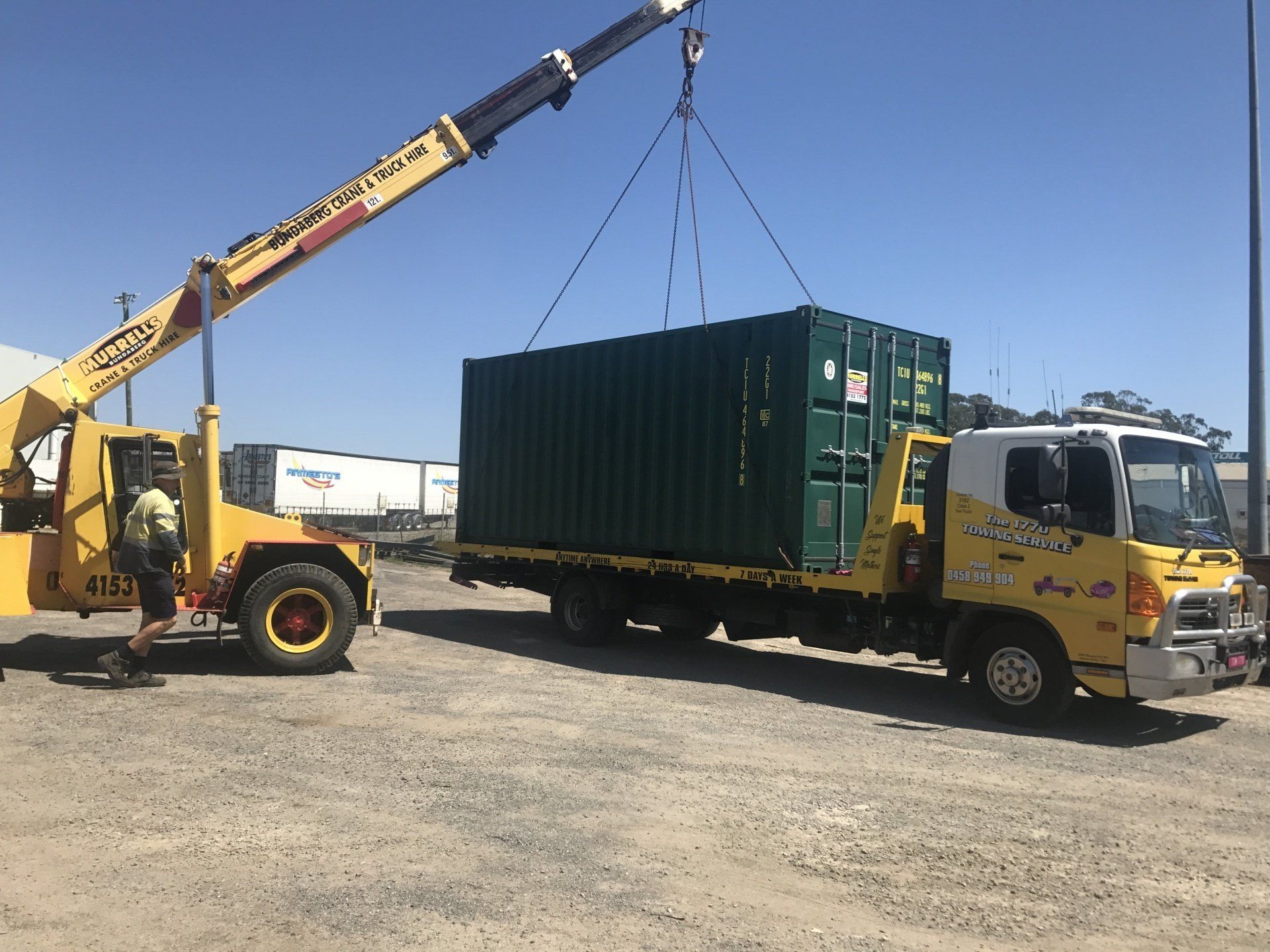 Green Container Transport - Agnes Water - The 1770 Towing Service