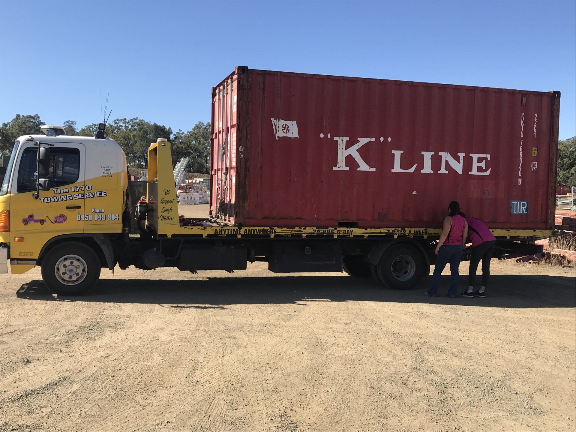 Transport of Container - Agnes Water - The 1770 Towing Service