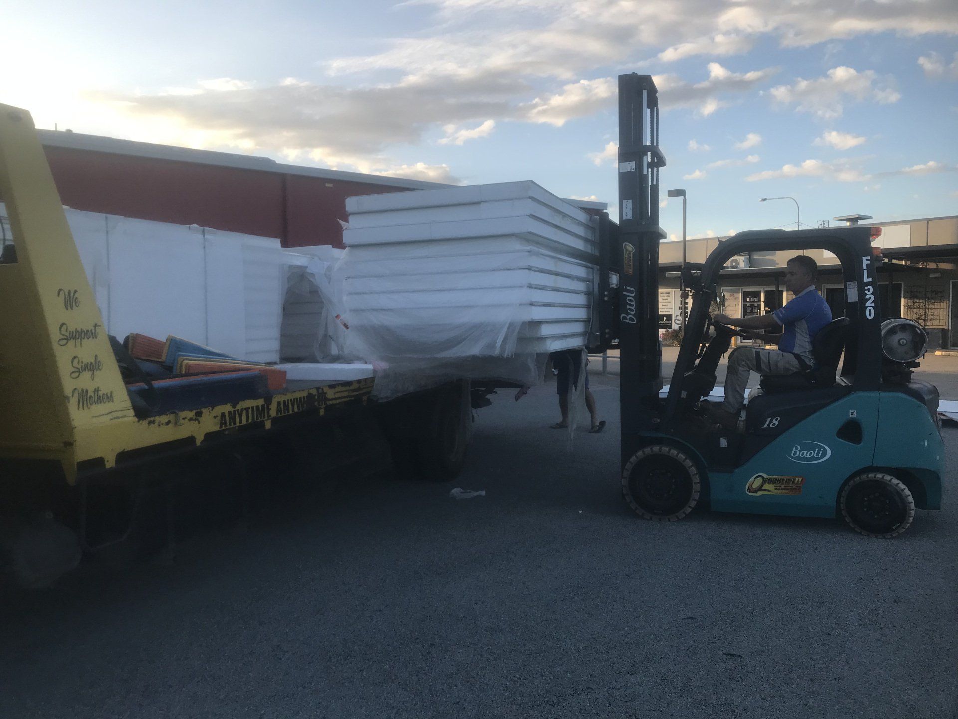 Loading Materials on Truck - Agnes Water - The 1770 Towing Service