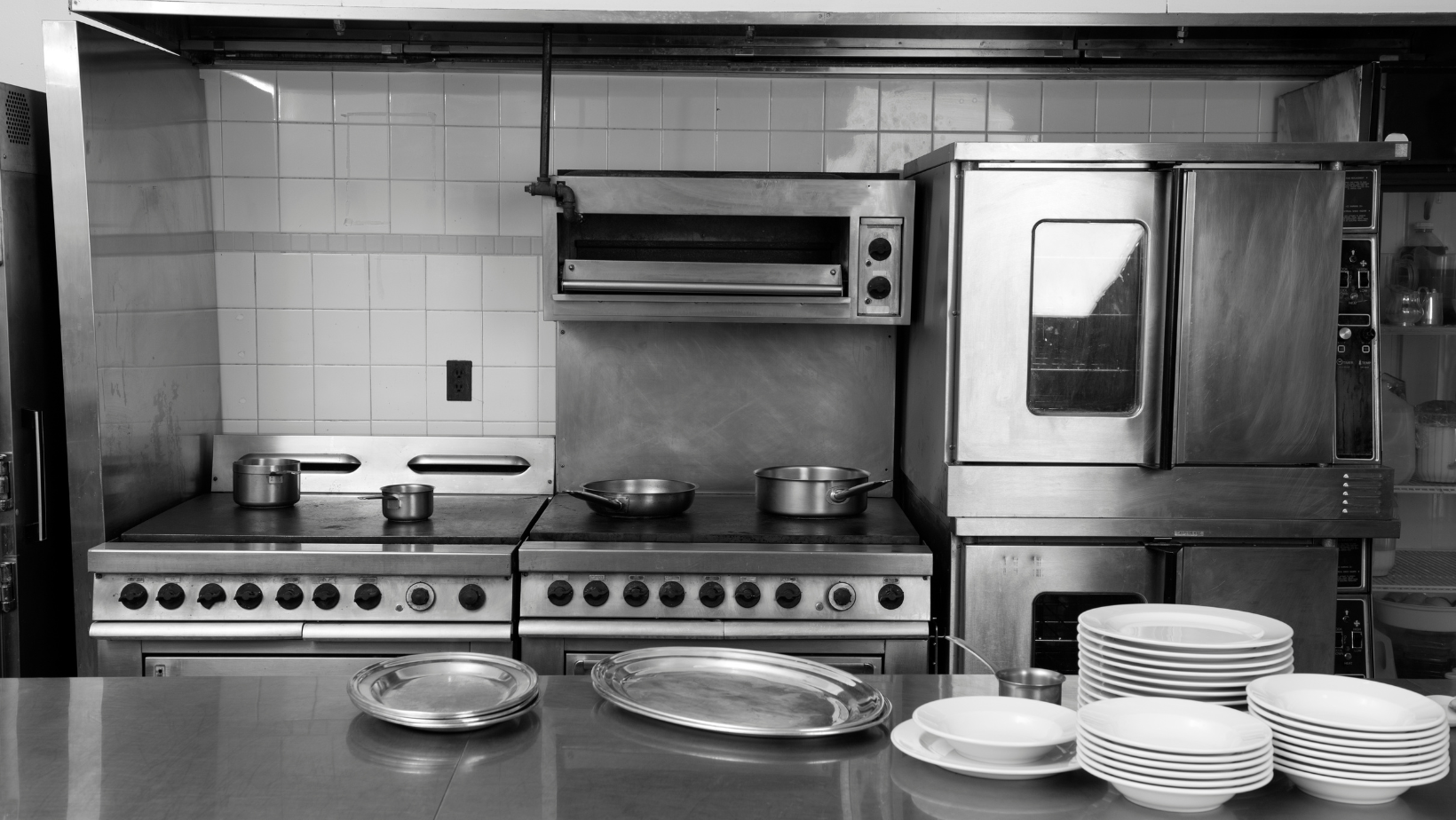 commercial kitchen setup