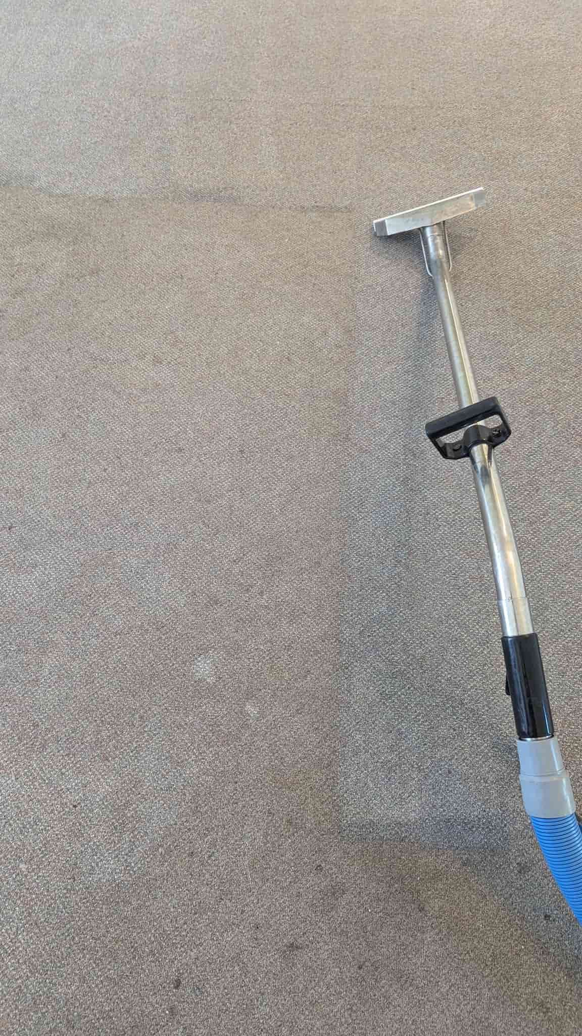 A Vacuum Cleaner is Sitting on Top of a Carpet — Total Pest and Carpet Cleaning in Emu Park, QLD