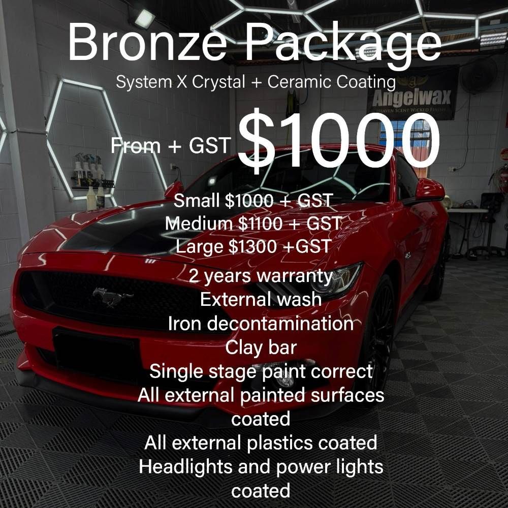 Bronze Package — TB Detailing in Miles End, QLD