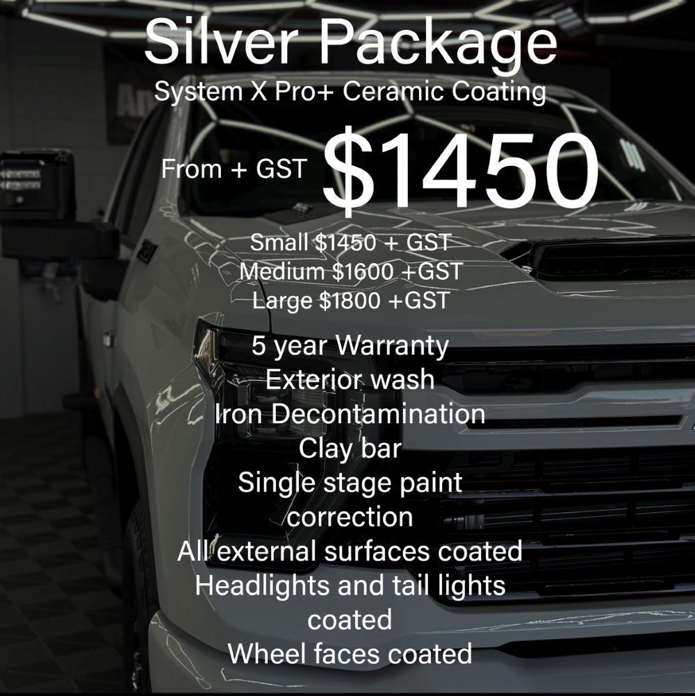 Silver Package — TB Detailing in Miles End, QLD