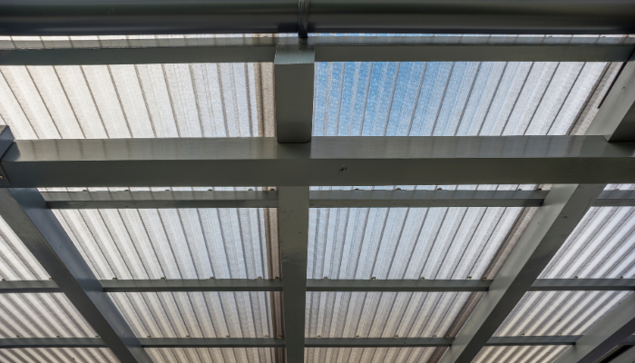 Polycarbonate roof built by Uni Shades