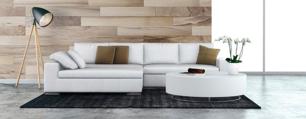 Urban living room with sofa